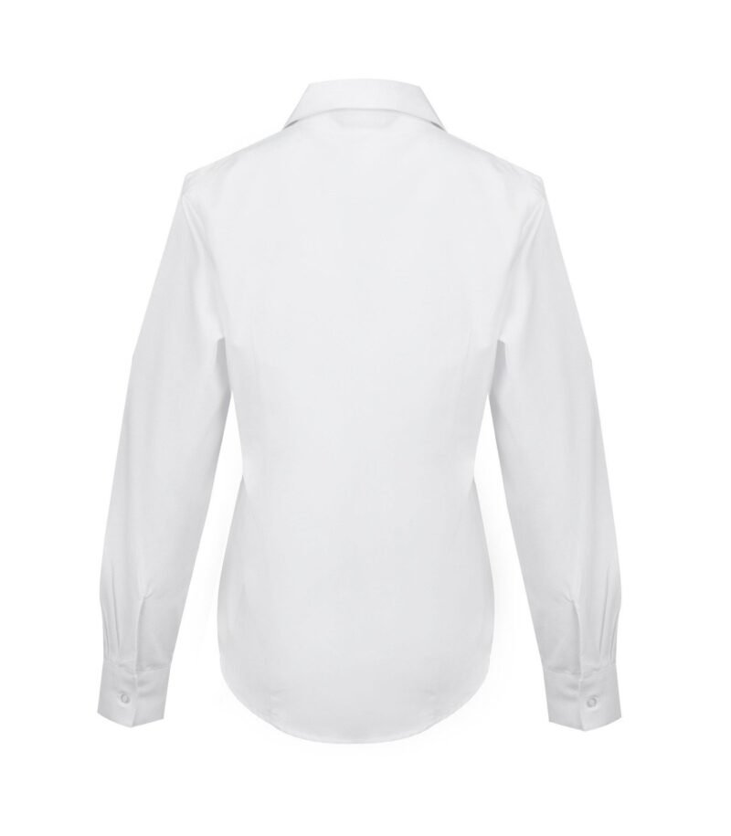 BLUSA OXFORD CLASSIC MANGA LARGA MUJER