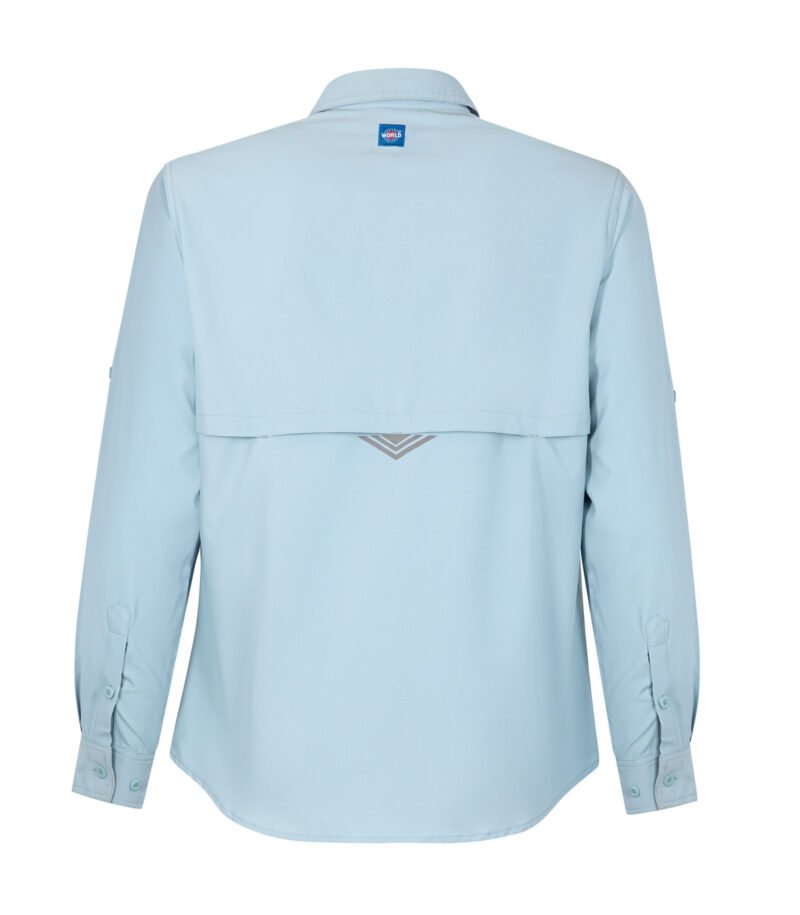 CAMISA SALVIA MANGA LARGA HOMBRE