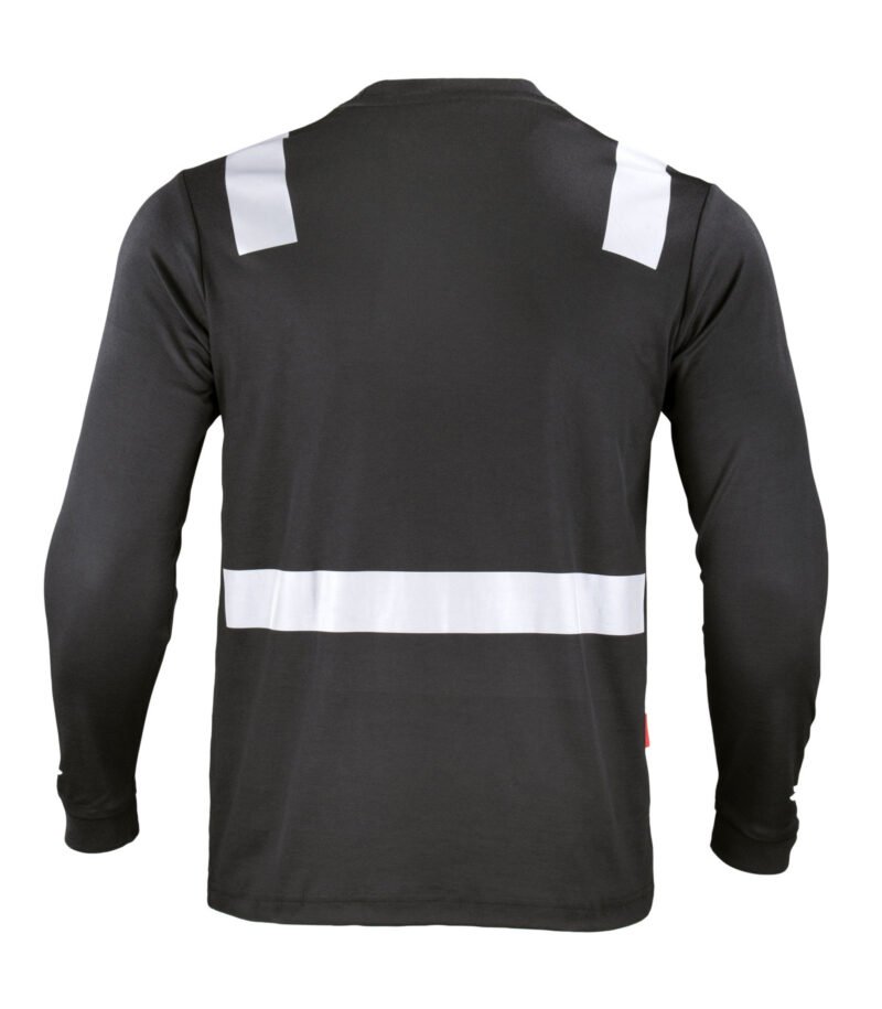 POLERA HIBRIDA CON CINTA REFLECTIVA MANGA LARGA HOMBRE