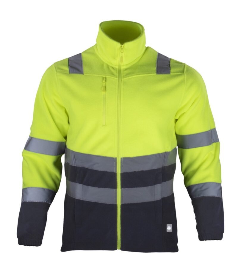 MICROPOLAR HI-VIS CLASE 2 BI-COLOR MANGA LARGA HOMBRE