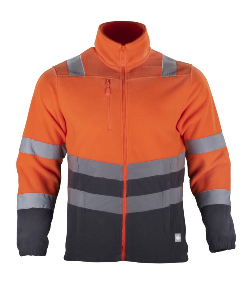 MICROPOLAR HI-VIS CLASE 2 BI-COLOR MANGA LARGA HOMBRE