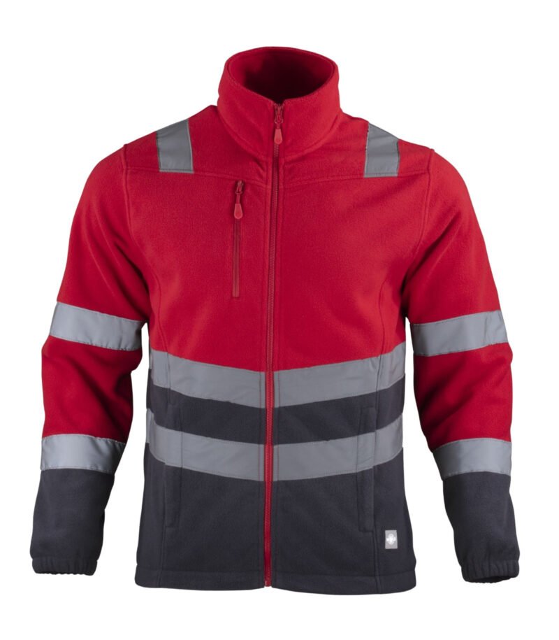 MICROPOLAR IRON LINE CON CINTA REFLECTIVA MANGA LARGA HOMBRE
