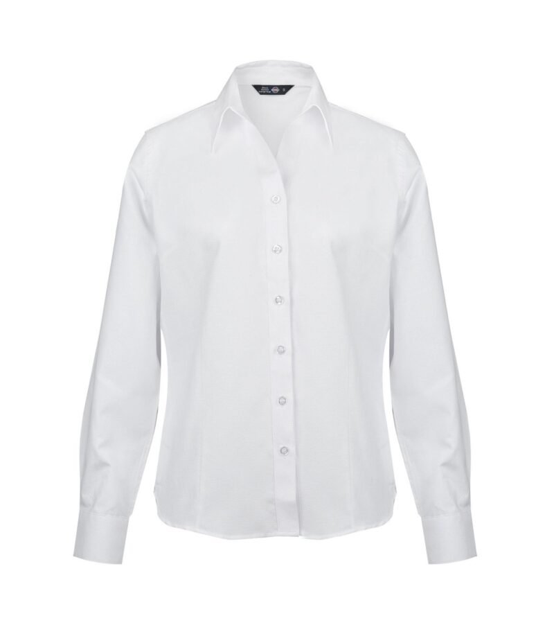 BLUSA OXFORD CLASSIC MANGA LARGA MUJER