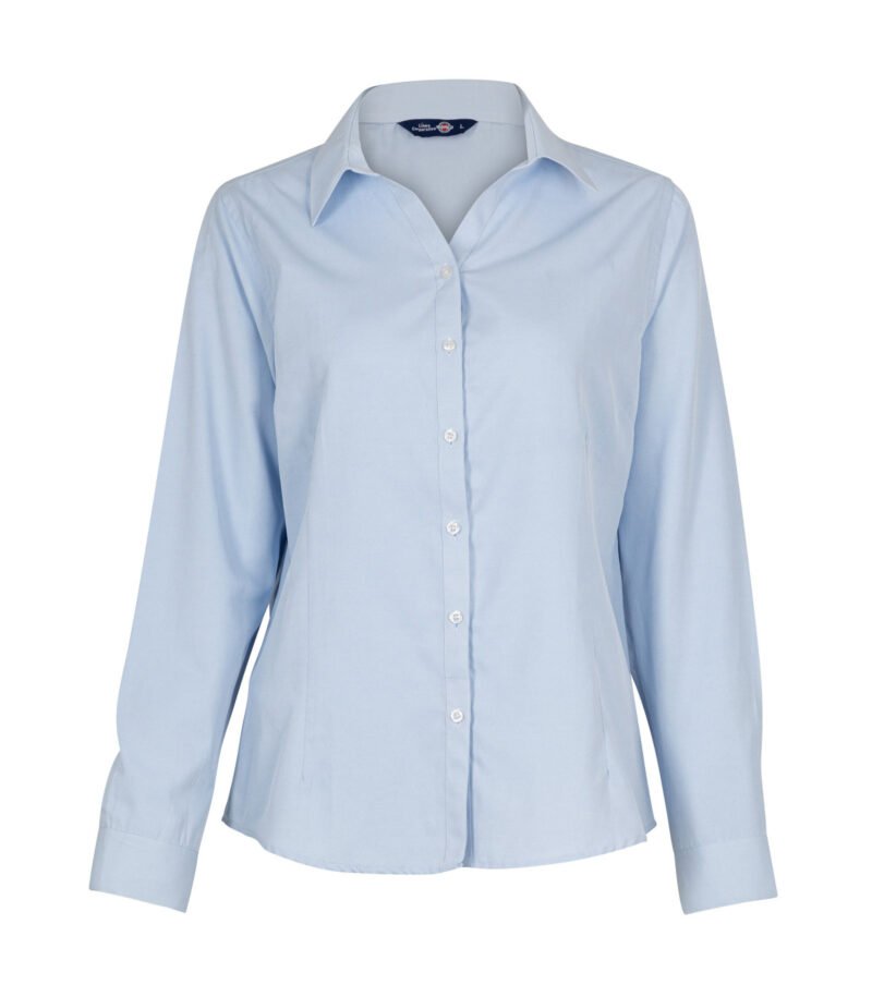 BLUSA OXFORD LIGHT MANGA LARGA MUJER