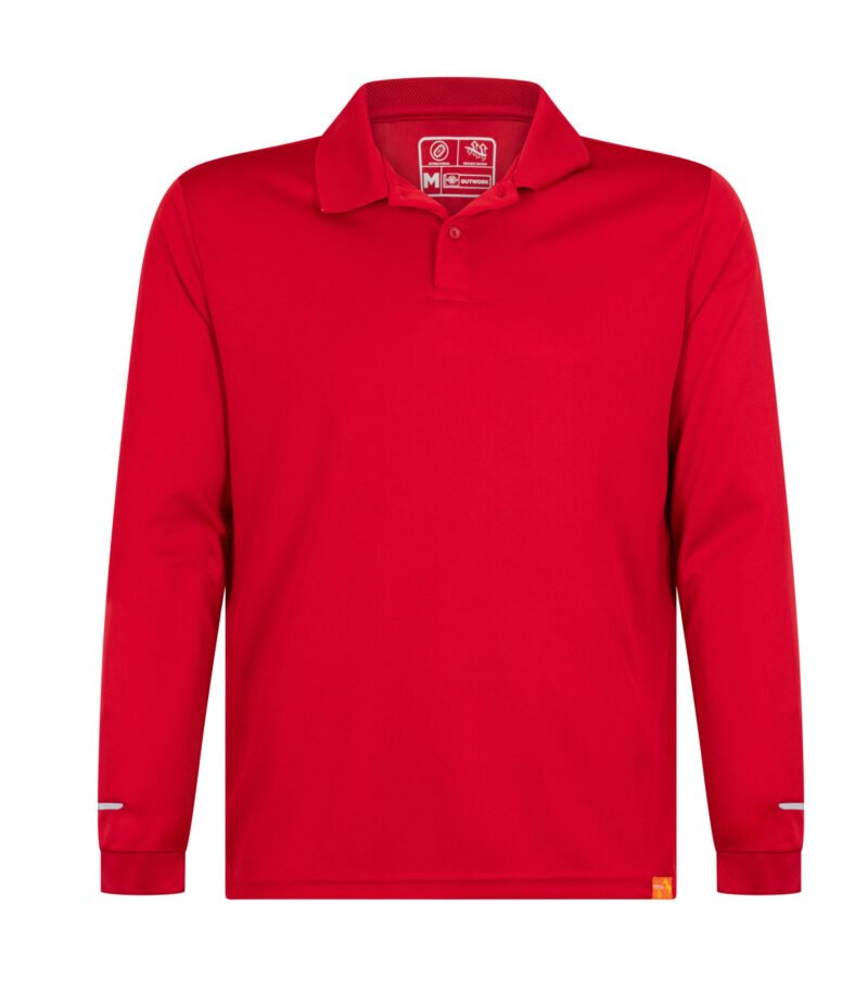 POLERA POLO WORKDRY® MANGA LARGA HOMBRE
