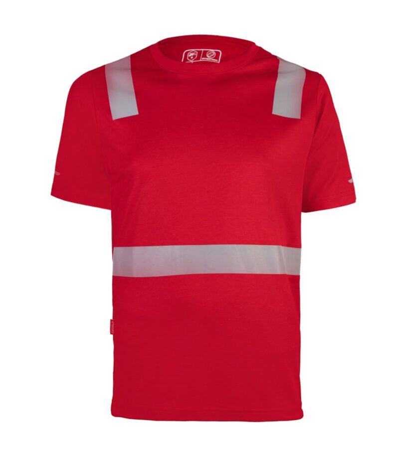 POLERA HIBRIDA CON CINTA REFLECTIVA MANGA CORTA HOMBRE