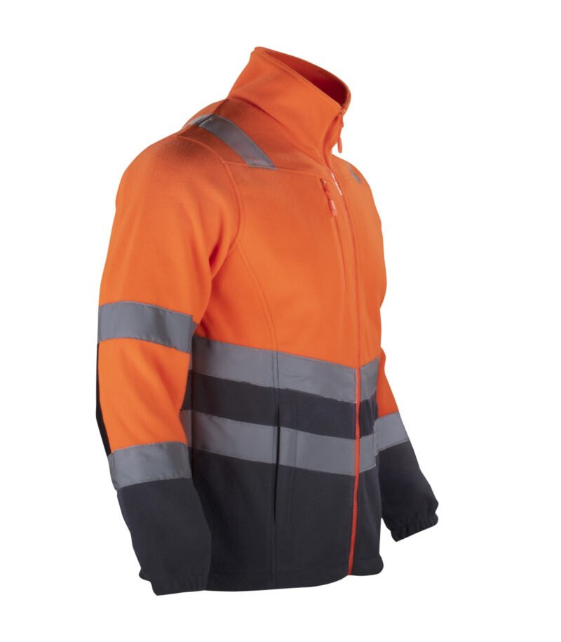 MICROPOLAR HI-VIS CLASE 2 BI-COLOR MANGA LARGA HOMBRE