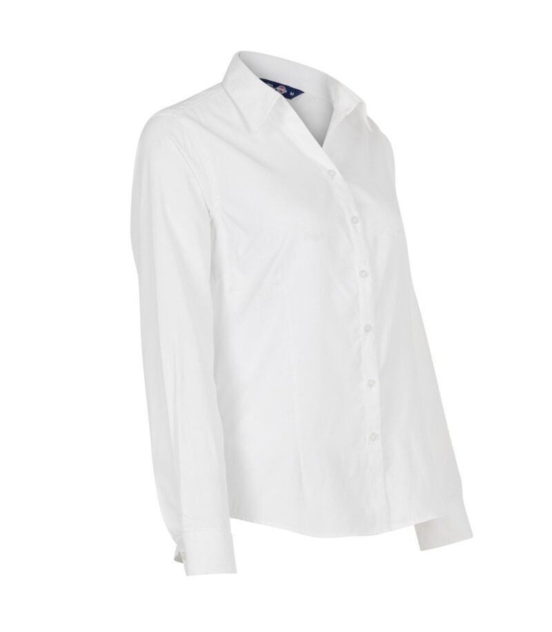 BLUSA OXFORD LIGHT MANGA LARGA MUJER