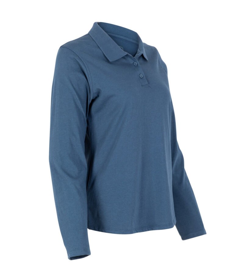 POLERA POLO DRYFRESH® 60% ALGODÓN MANGA LARGA MUJER