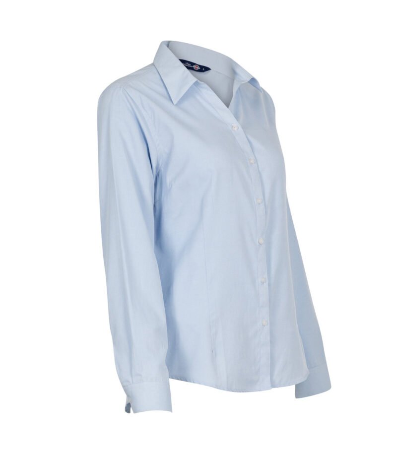 BLUSA OXFORD LIGHT MANGA LARGA MUJER