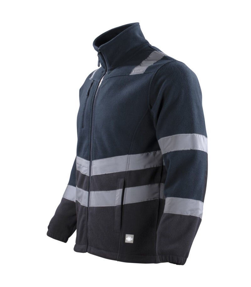 MICROPOLAR IRON LINE CON CINTA REFLECTIVA MANGA LARGA HOMBRE