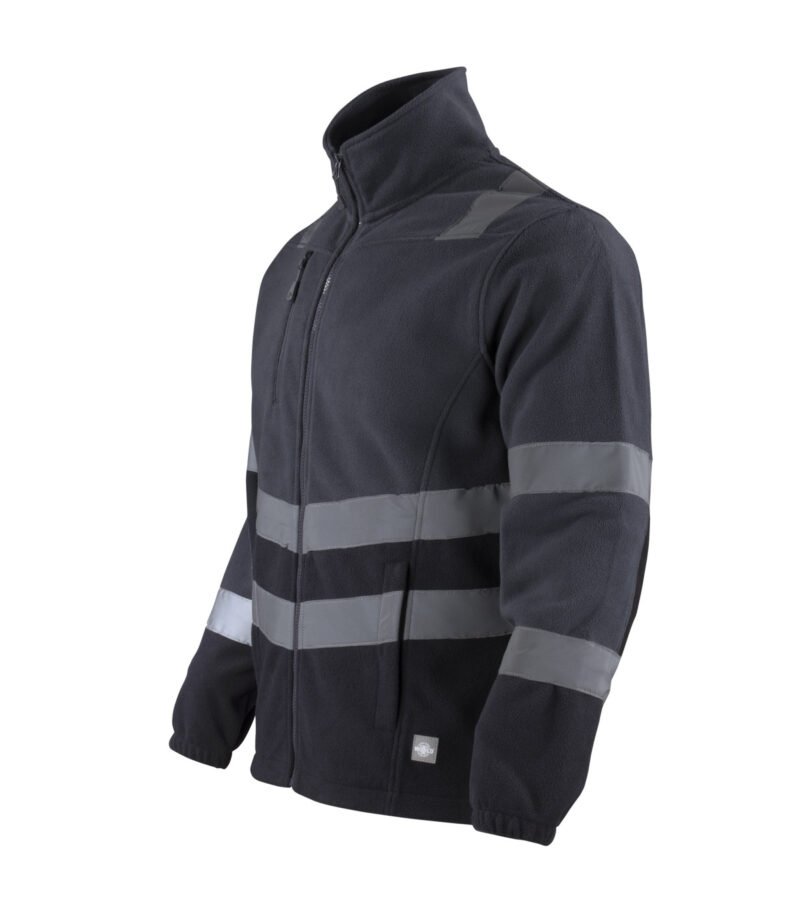 MICROPOLAR IRON LINE CON CINTA REFLECTIVA MANGA LARGA HOMBRE