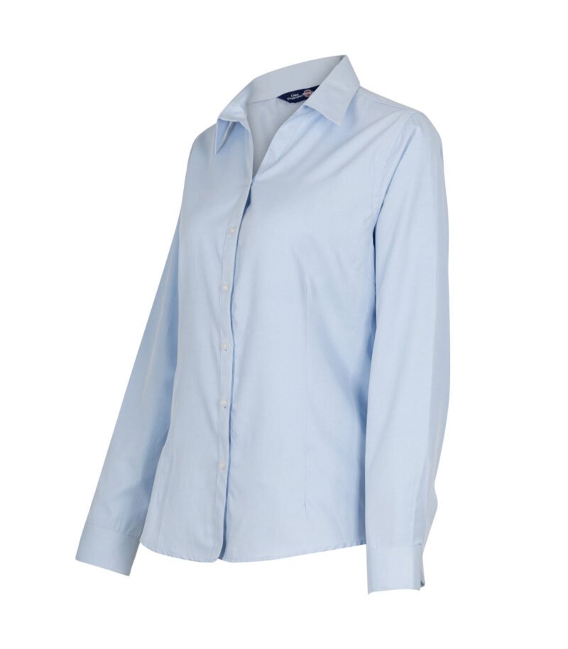 BLUSA OXFORD LIGHT MANGA LARGA MUJER